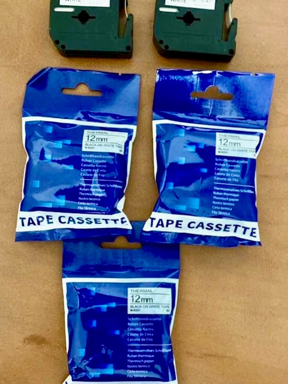 Brother label Tape Cassettes  12mm